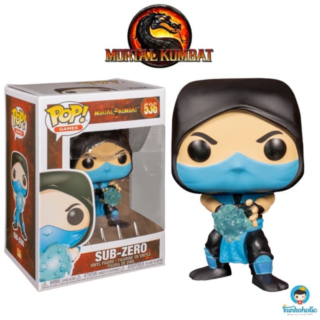 Original Funko POP Games Mortal Kombat - Sub-Zero #536