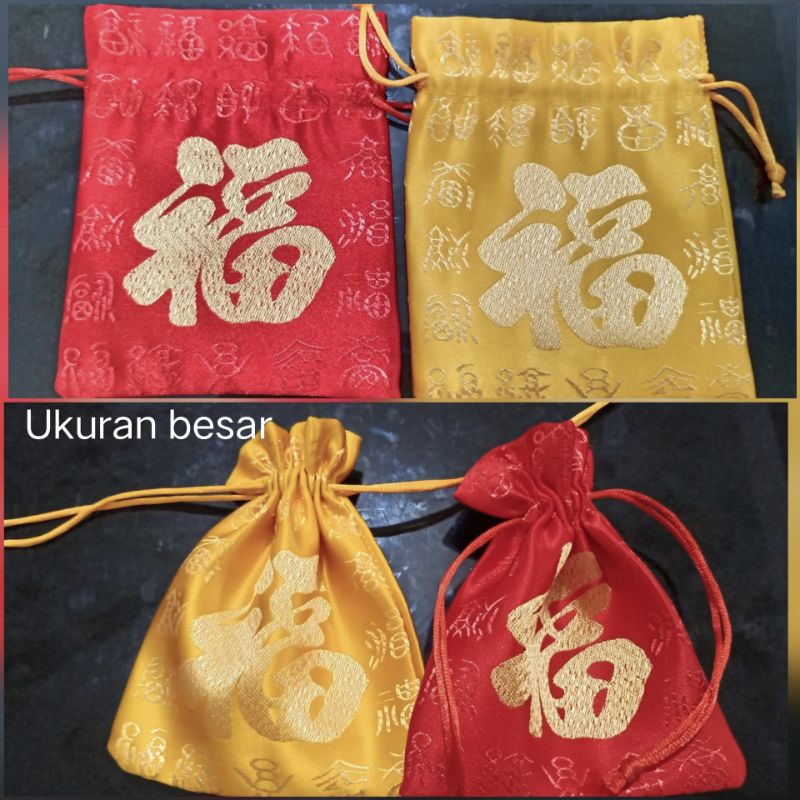 hupolong / kantong jimat ukuran besar / kantong jimat ukuran kecil