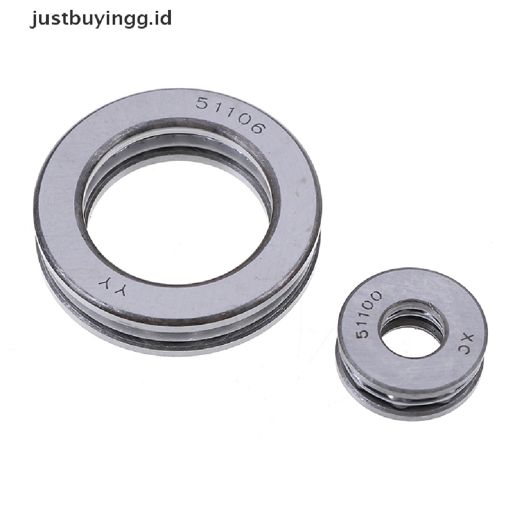 (Justbuyingg.Id) Thrust Ball Bearing 3 Bagian Seri 51100 51100 Ke 51106 Id