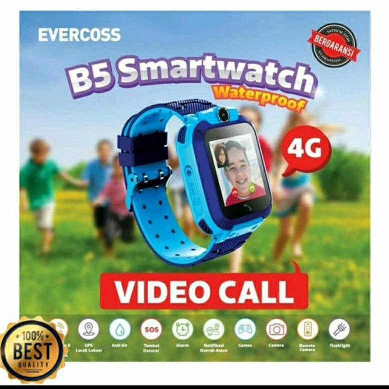 JAM IMOO Z6 Z5 4G BISA VIDEO CALL EVERCOSS SMARTWATCH B5Garansi Resmi Evercoss Indonesia, IMEI Resmi