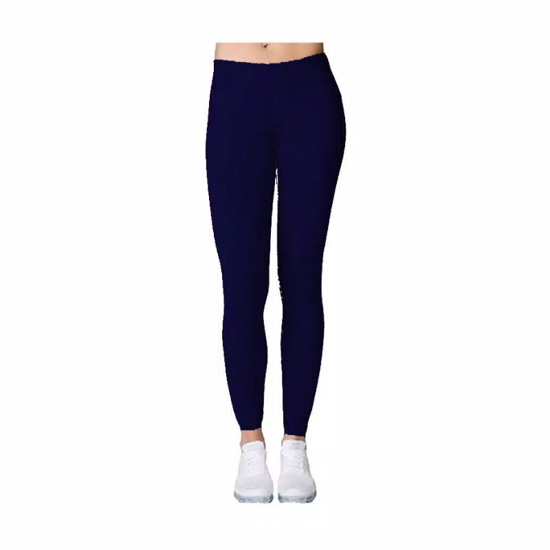 legging Dewasa Wanita Import Tebal Up Jumbo Warna Navy