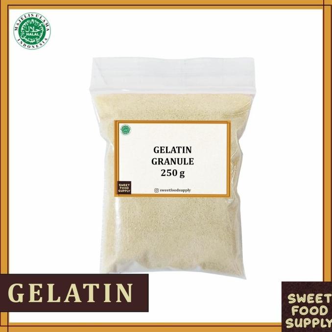 

gelatin bubuk halal / gelatin powder halal / gelatin bubuk 250g TERLARIS TERPERCAYA ORIGINAL