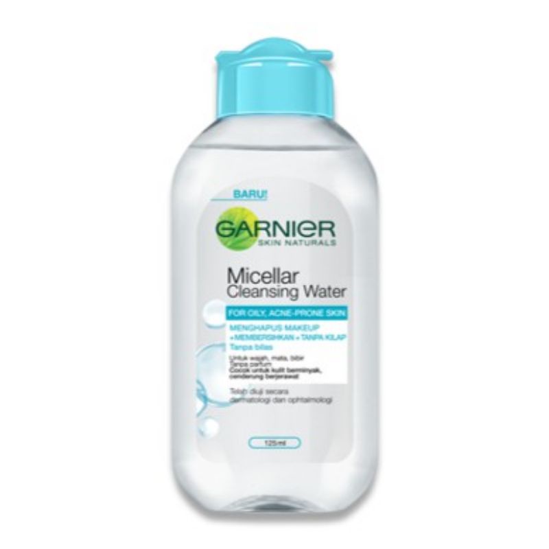 Micellar water garnier blue 125ml / micellar water garnier biru 125ml