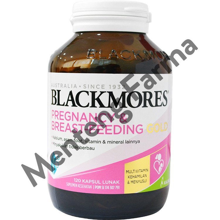 Blackmores Pregnancy &amp; Breastfeeding Gold - Isi 120 Kapsul