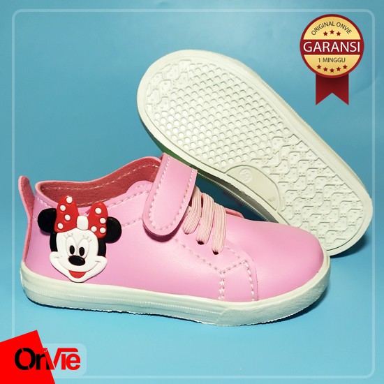 Sepatu Kets Anak Perempuan Mickey Mouse | Sepatu Onvie Kids