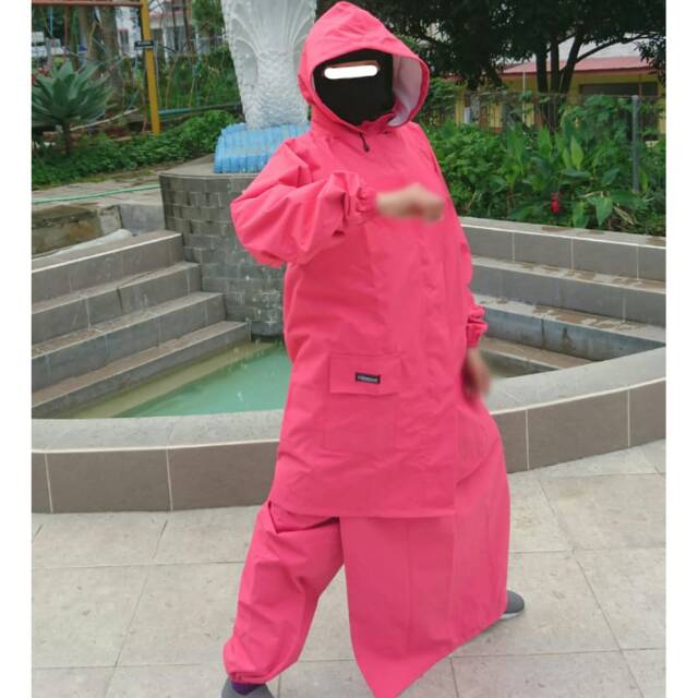 Jas Hujan Azzam Raincoat_ Gamis Rok Celana