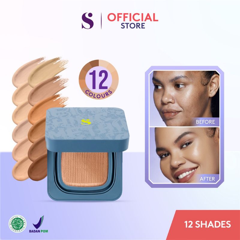 SOMETHINC Hooman Breathable UV Cushion Cover SPF 35 PA++++ 15gr