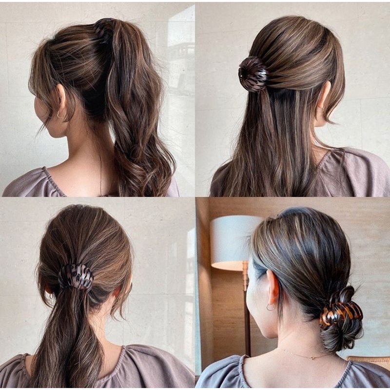 Jepit Rambut Korea Ponytail Hair Clip Sanggul Ikat Rambut Import