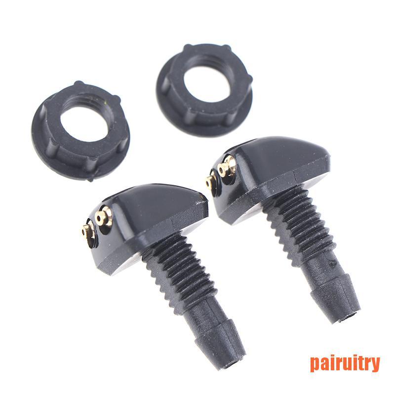 2 Pcs Nozzle Sprayer Wiper Kaca Depan Mobil Universal