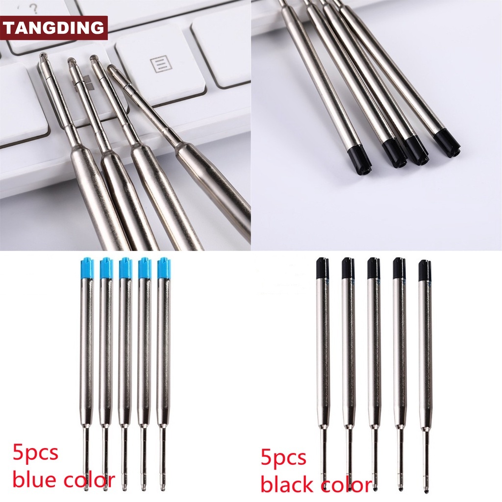 【COD Tangding】5pcs/set G2 Ballpoint Refill Universal Signature Metal Ballpoint Pen Refill