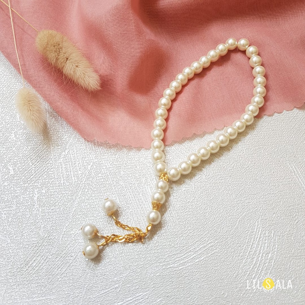 TASBIH MUTIARA MURAH CANTIK 33 / 99 BUTIR SOUVENIR TAHLIL PERNIKAHAN KADO WEDDING LEBARAN IDUL ADHA IDUL FITRI KADO CEWEK KADO NIKAH