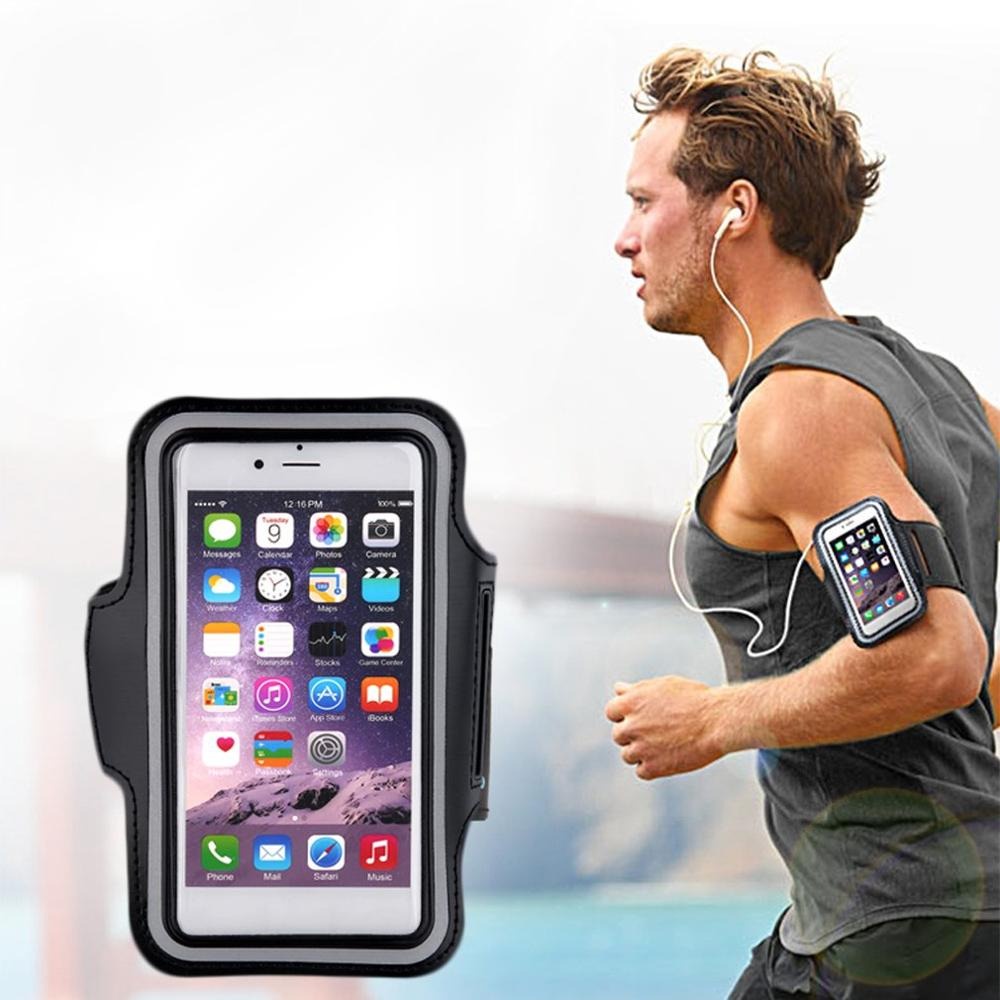 Armband Olahraga Lari Universal Sport Bluetoot Wristband Smartphone Holder Sport HA01221