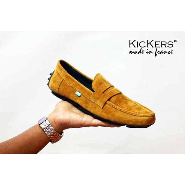 SEPATU CASUAL PRIA KICKERS SLIP ON KICKERS MOCASSIN