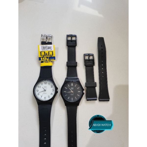 Strap Tali Jam Q&amp;Q QnQ QQ VQ66 VQ - 66 VQ - 66 bisa buat VQ 02 VQ 50 bisa lgsg dipakai, tanpa modif kak