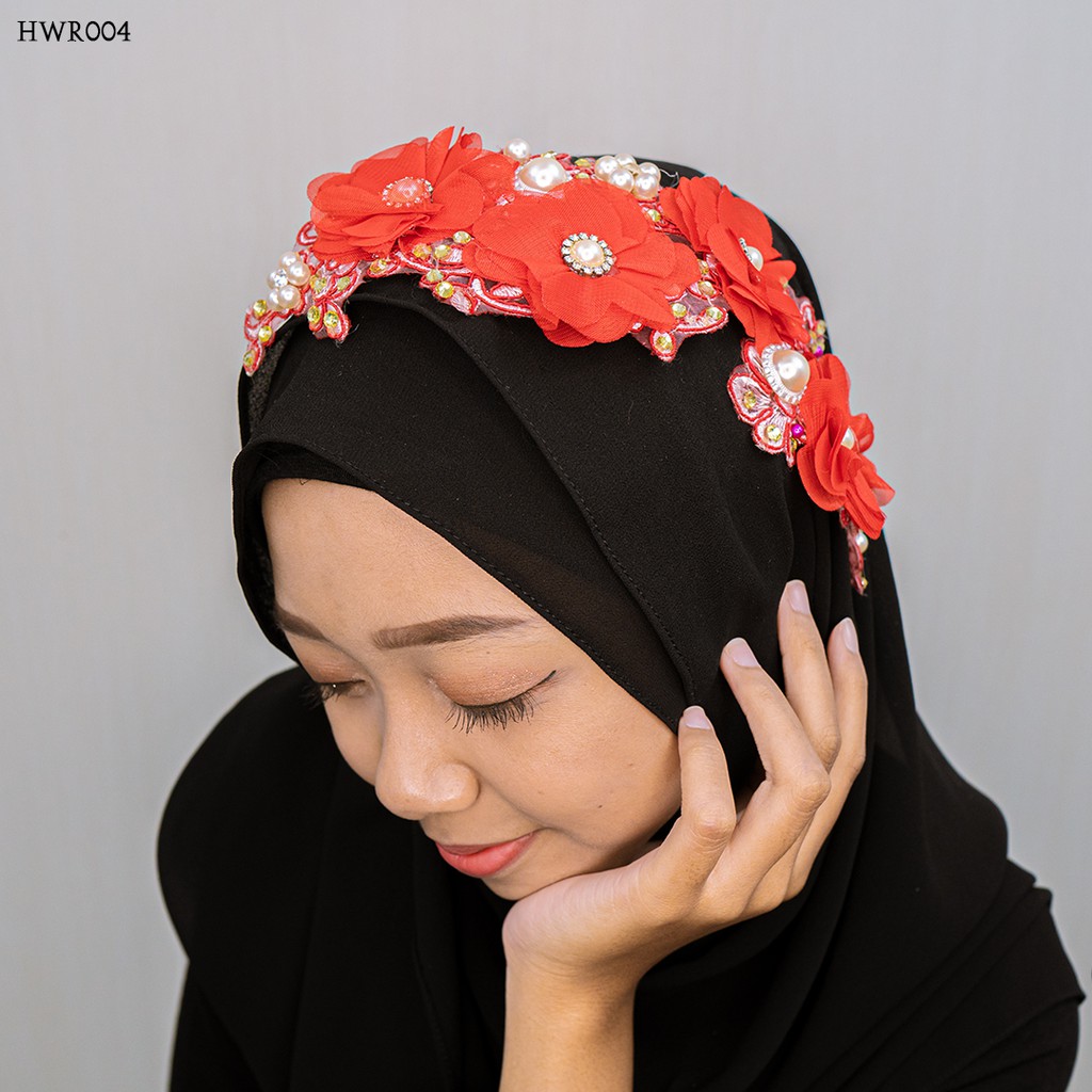 [SIAP KIRIM] HAIRPIECE BRIDAL SHOWER AKSESORIS PENGANTIN HWR004