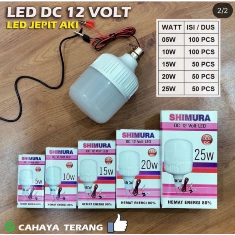 Bohlam LED DC-12V 25W SHIMURA