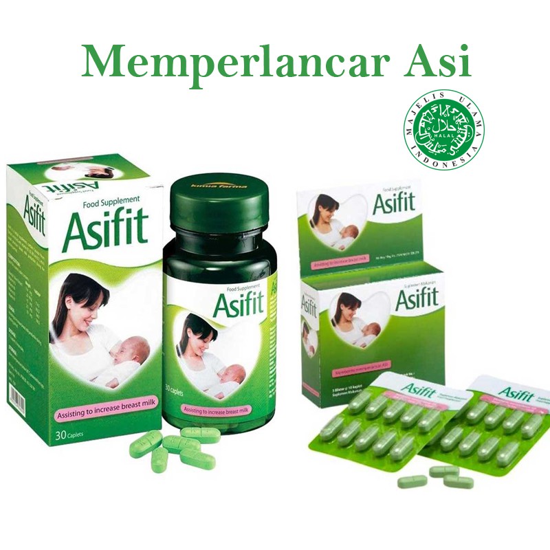 Asifit Memperlancar Asi isi 10-30 Kapsul