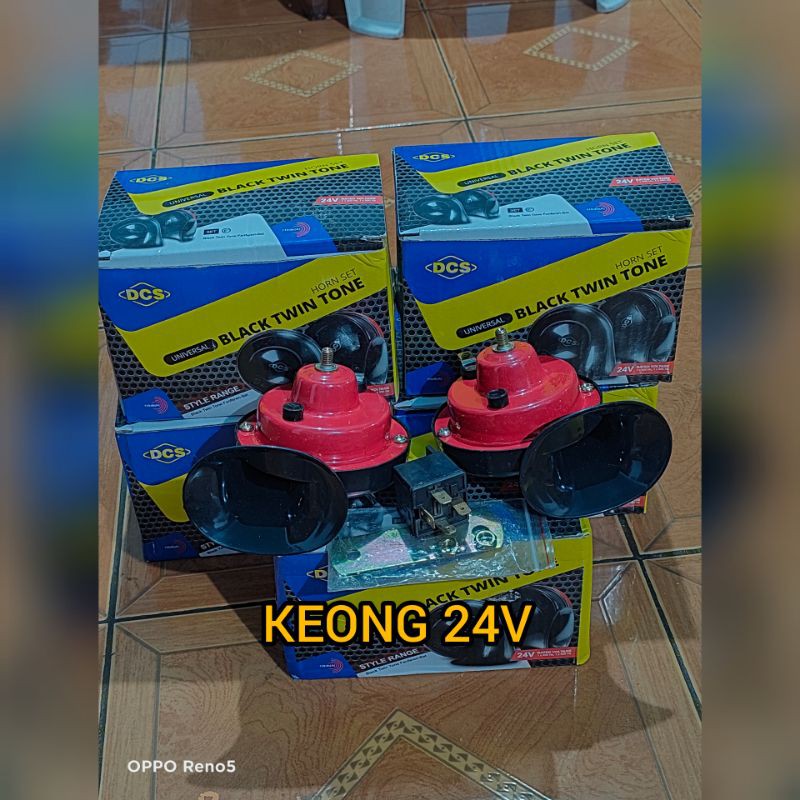 Klakson Dobel Keong 24Volt & 12Volt / Horn Keong  , klakson truk, klakson mobil, keong Murah