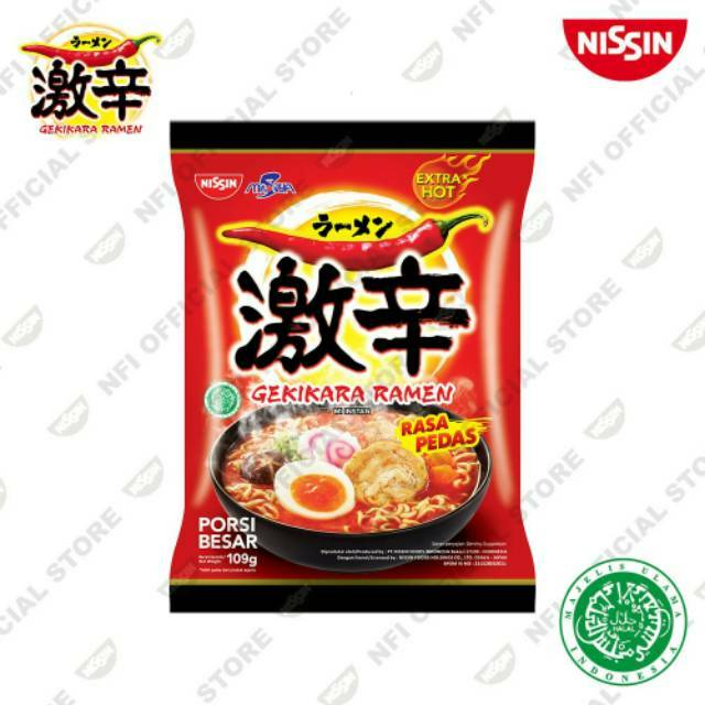 Jual Mie Instan Nissin Gekikara Ramen Super Hot Spicy Porsi Besar