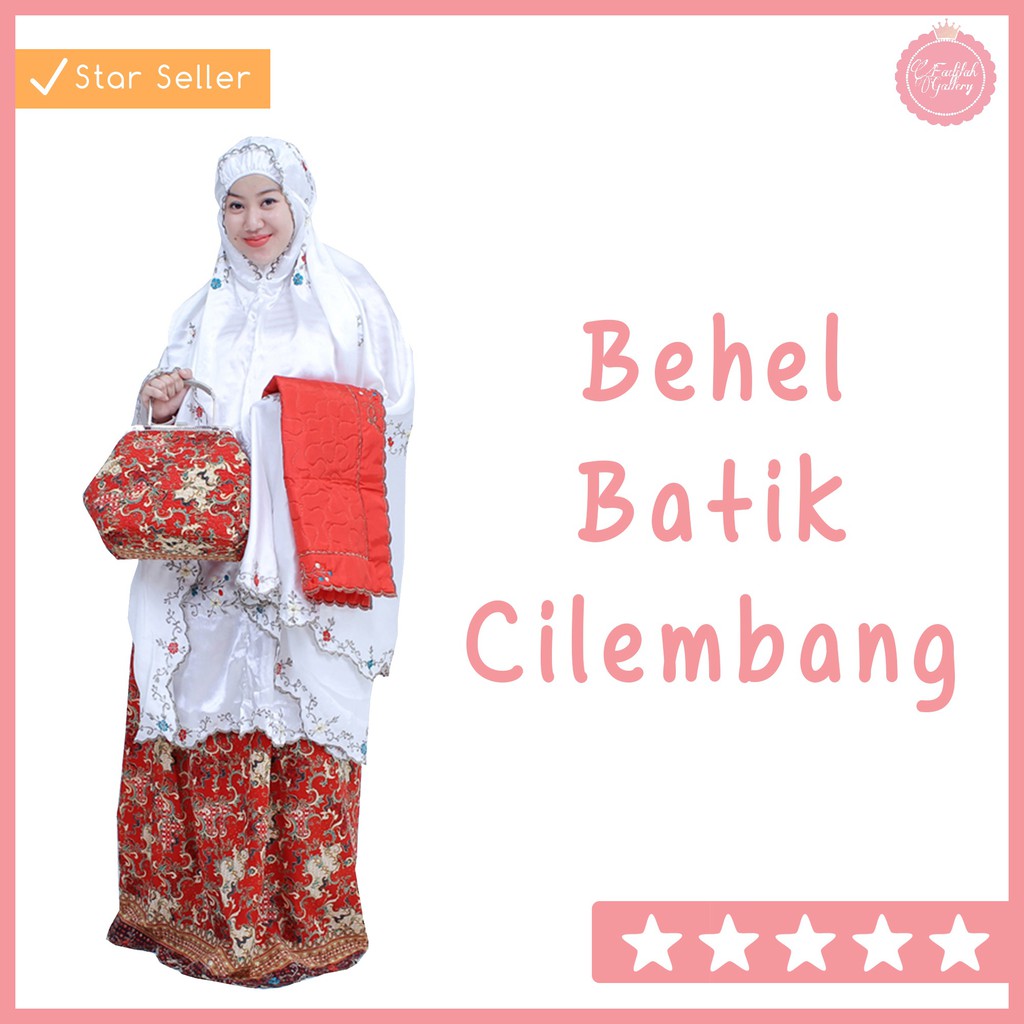 Mukena Satin Bordir Dewasa Cilembang Original By Fadilah Gallery
