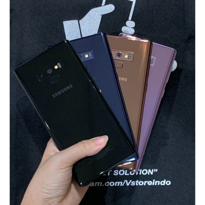 [ Hp / Handphone ] Samsung Note 9 6/128 Gb Ex Resmi Sein Indonesia Second Bekas Seken Ori Bekas /
