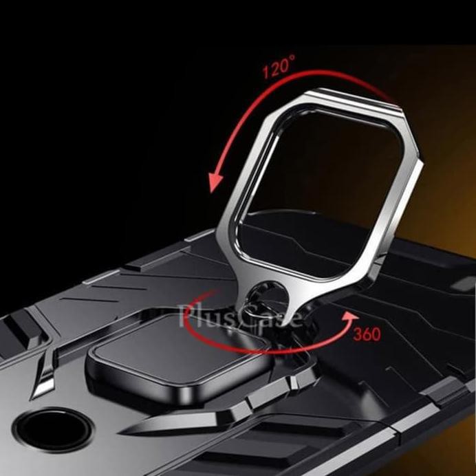 ZENFONE MAX PRO M1 CASE IRON ARMOR RING ASUS ZENFONE MAX PRO M1 HITAM
