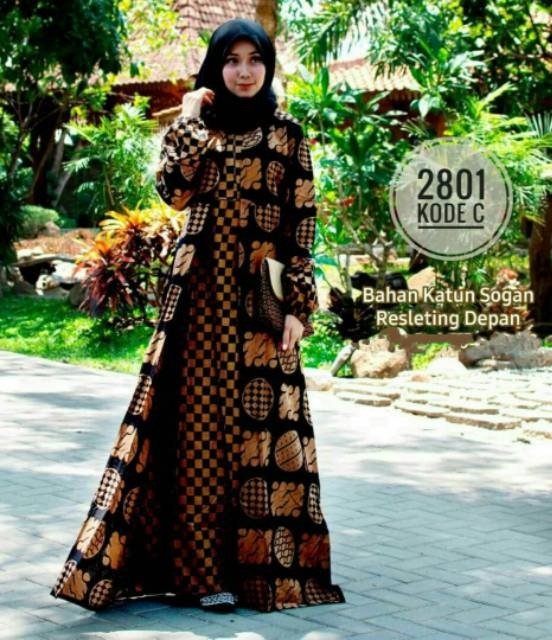 SNI GAMIS BATIK SRIWEDARI STANDART MEDIUM SUPER JUMBO LD105 - 120 CM BUMIL/BUSUI KATUN SOGAN GENES