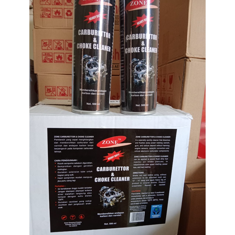 Carburator &amp;injector cleaner  ZONE 500 ml KARBu KLINER pembersih injetor KARBURATOR