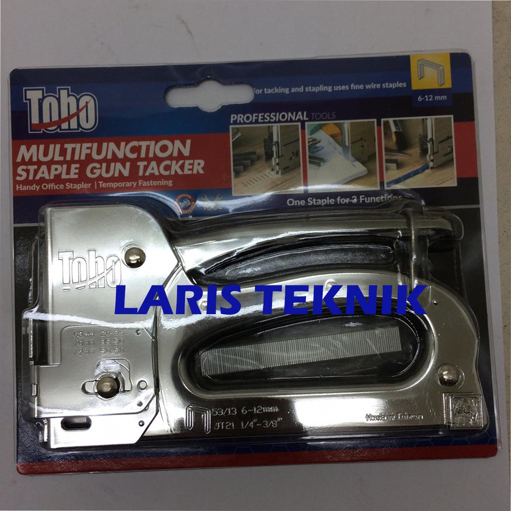 

Staples Jok Tembak atau Gun Tacker Multifungsi 3 In 1 Toho