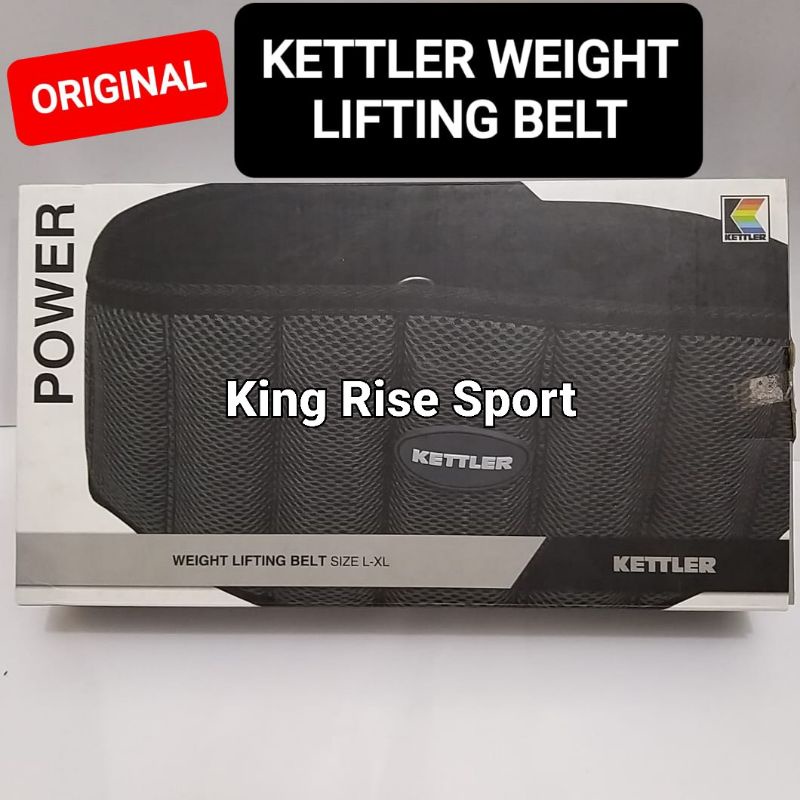 KETTLER Weight Lifting Belt/ Sabuk Fitness Gym - ORI