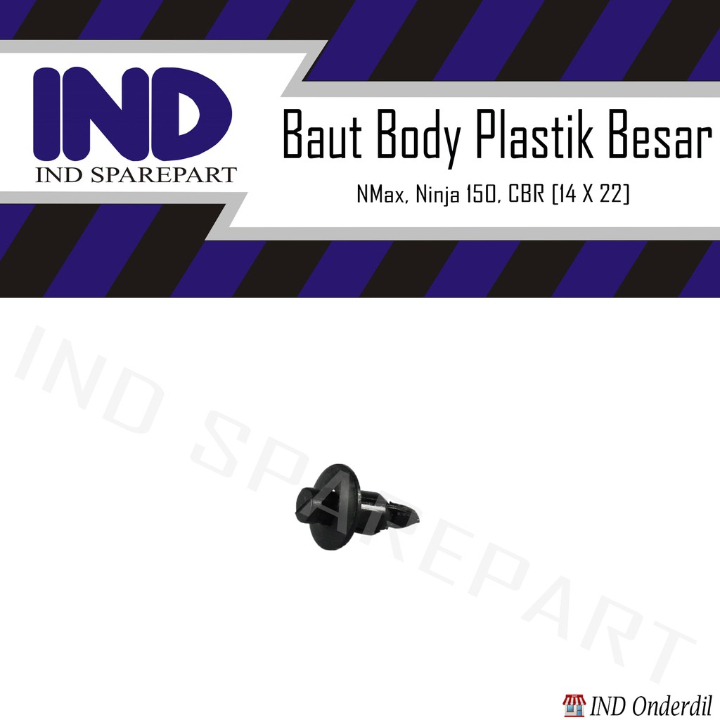 Baut/Baud Kancing/Klip Body Plastik/Rivet Besar NMax/N Max &amp; CBR &amp; Ninja