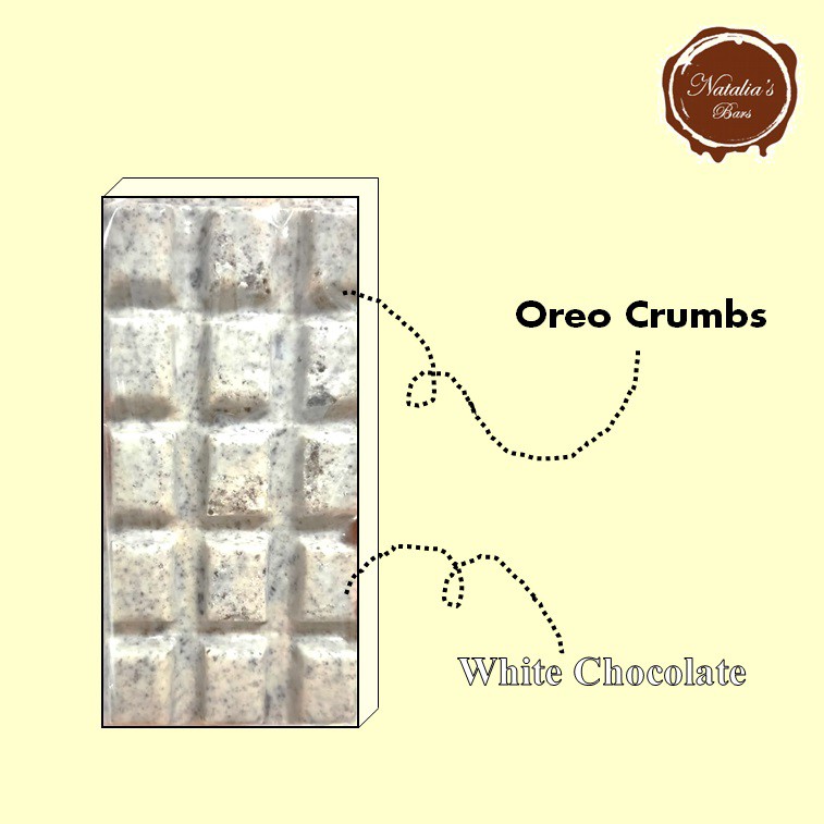 

White Chocolate mix Oreo | Campuran Cokelat Putih dengan Remah Oreo