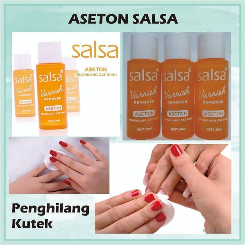 SALSA ASETON PEMBERSIH KUTEK  / SALSA VARNISH NAIL REMOVER