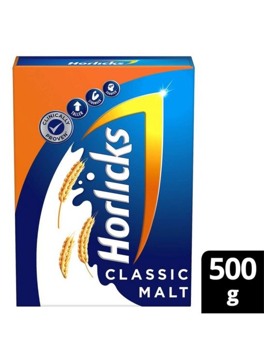 

HORLICKS CLASSIC MALT (REF) 500 GM