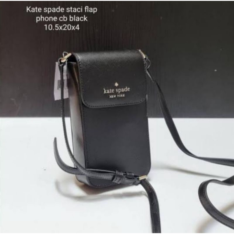 Original Kate Spade Phone Bag Stacy Black, Phone Bag Katespade Best Seller