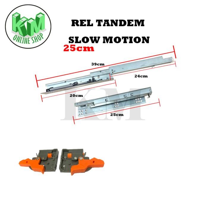 Laci | Rel Laci Tandem / Soft Close / Slowmotion Us 001 Sc - 25 Cm Isi 1 Set