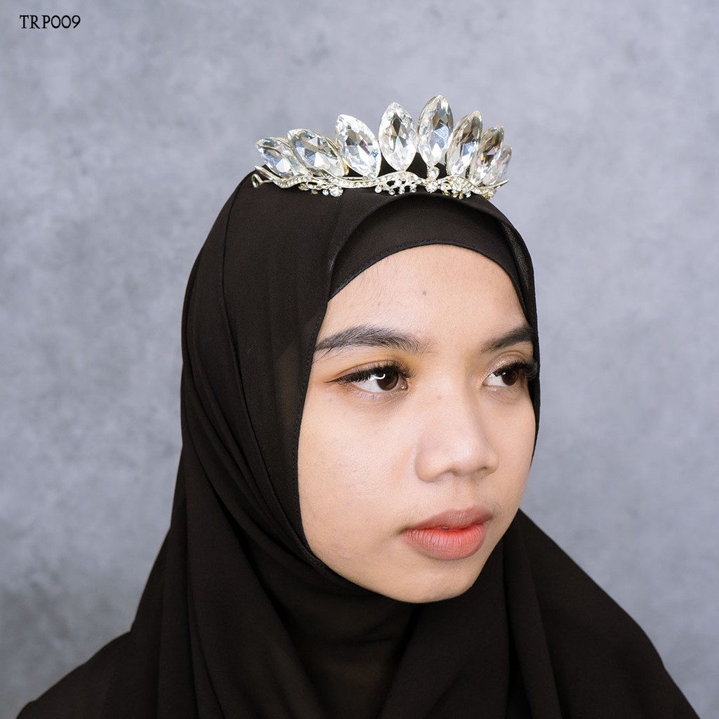 [SIAP KIRIM] CROWN EXCLUSIVE MAHKOTA BRIDAL SHOWER ASESORIS HIJAB MODERN TRP009