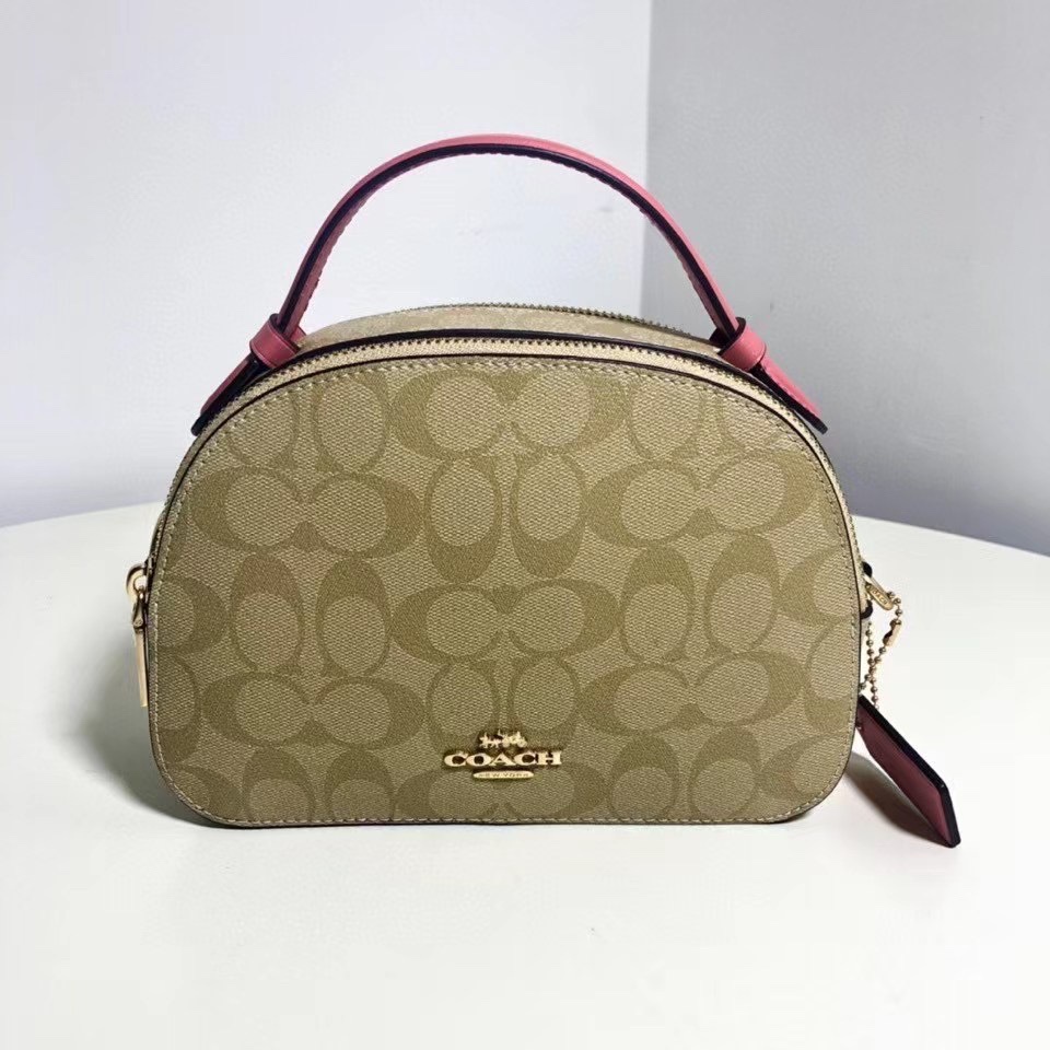 New Coach 1591 Women's Serena Double Zip Crossbody Handbag Single Shoulder Bag