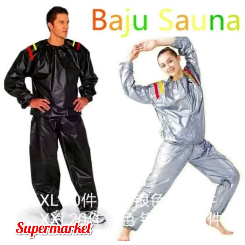 Baju Sauna-Baju Ajaib Magic-Baju Pelangsing-Baju Penurun Berat Badan-Sauna