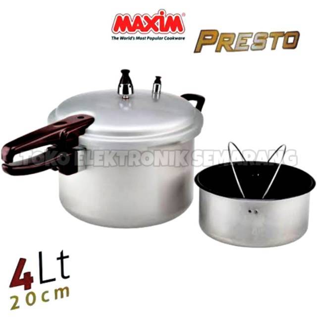 PANCI PRESTO MAXIM 4 LT 20 cm Pressure Cooker Maxim 4 Liter