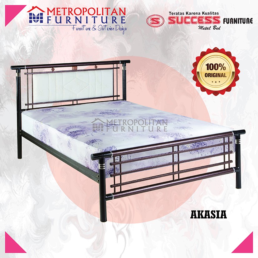 Success Tempat tidur / Ranjang Besi - New Akasia