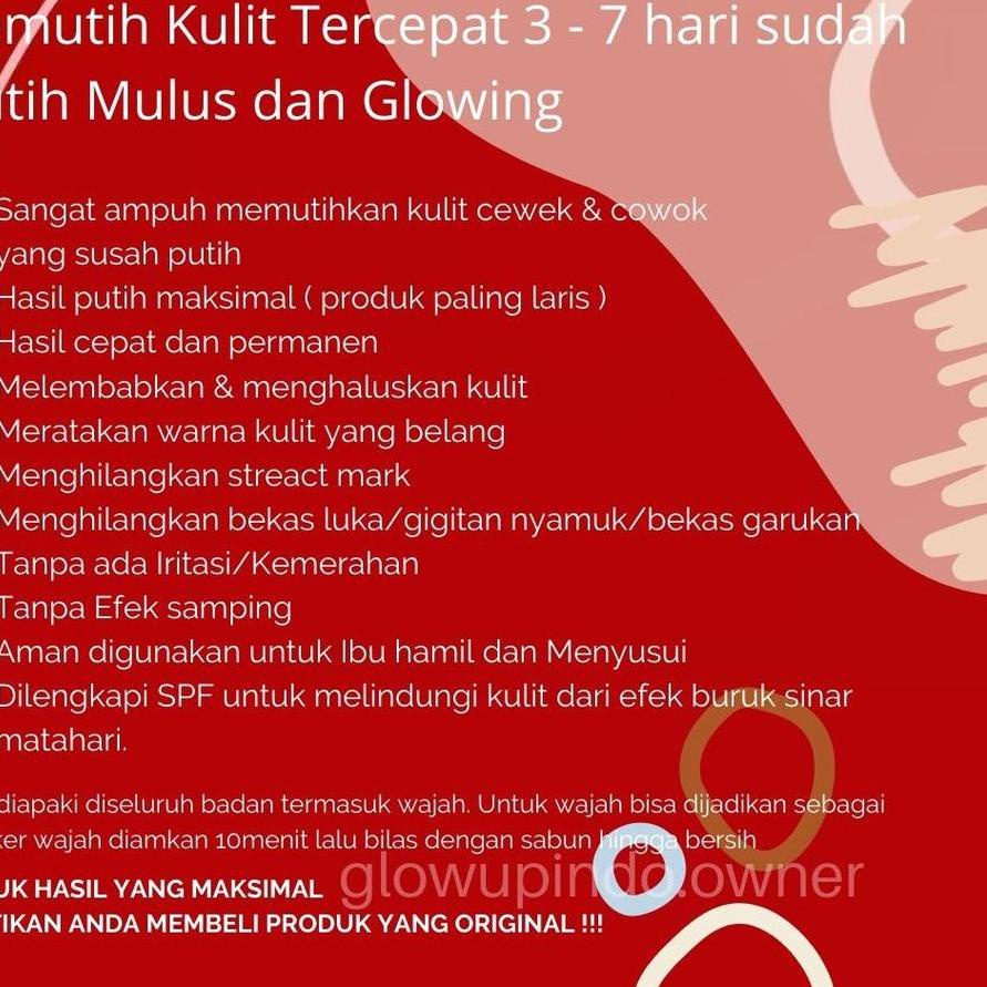 [KODE PRODUK 0KAYG7984] [ECER 1PCS ] glowup | glowupindo | glowupid | FREE MASKER