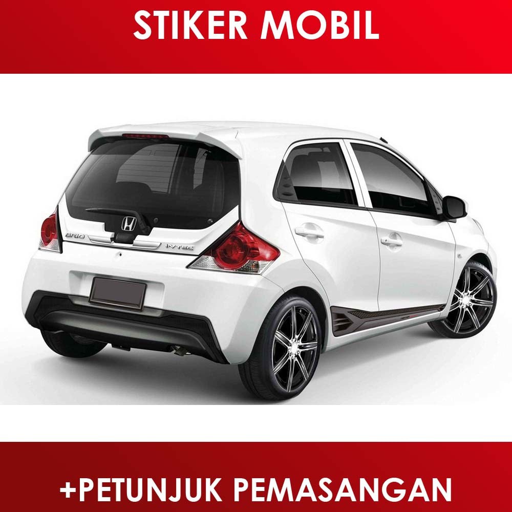 Stiker Mobil Brio Striping Samping Honda Brio Ok Shopee Indonesia