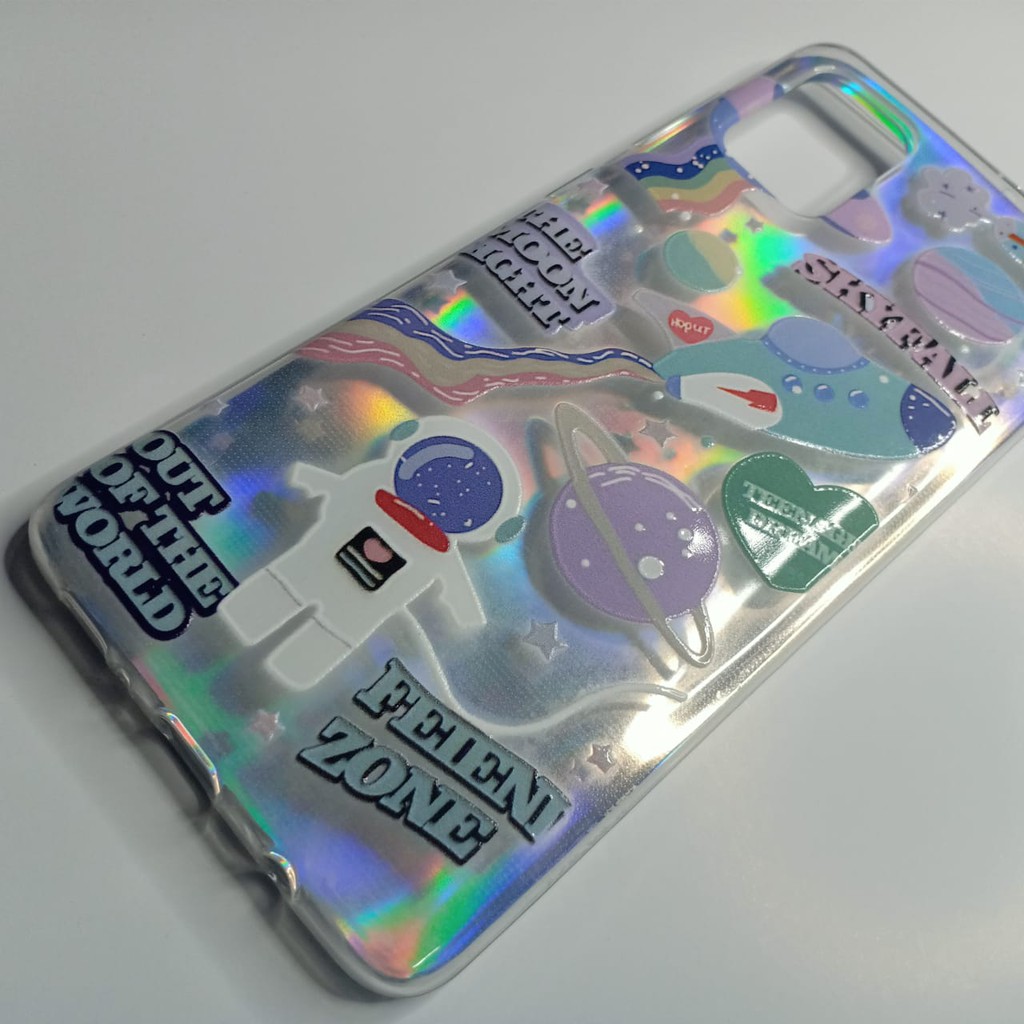 Casing Sticker Hologram BTS Boy With Luv Samsung A71/A51 Printing Softcase WEIKA COD