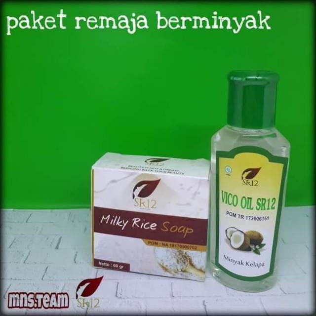 PAKET REMAJA SR12/ Skincare remaja/ perawatan wajah cowok & cewek/ aman bumil busui/ pemutih wajah