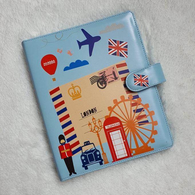 

Office & Stationery | Document Organizer | Binder Printing Motip London A5/Ring 20, B5/Ring 26 | Best Seller