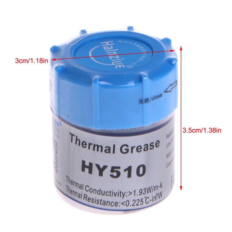 CRE  10G HY510 Thermal Grease Compound Silicone CPU Heat Sink Cooling Paste Gray