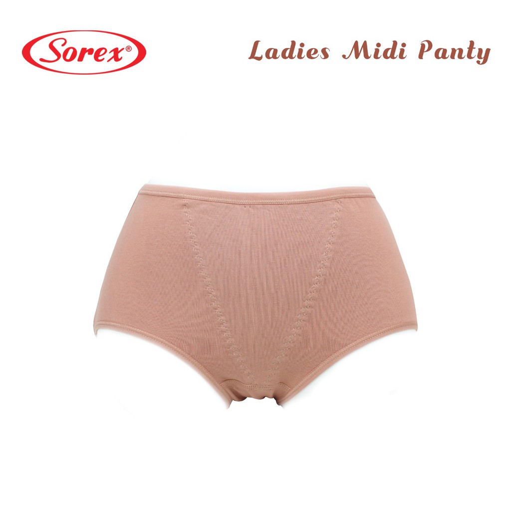 ATHANWEAR | Sorex CD Wanita Ladies Cutting Midi Tinggi Panty CD 3060 Katun Basic Original