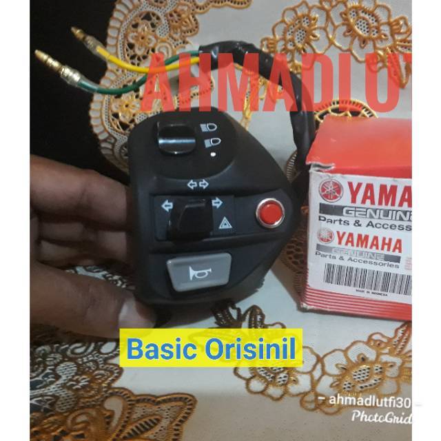 Basic ORI Holder kiri Variasi yamaha Hazard Passbeam On Off Mio jupiter Mx Z Soul Xeon dll