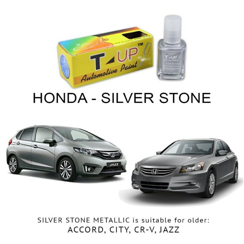 T-Up cat oles mobil honda silver stone contoh cat mobil honda abu abu tua contoh cat silver stone